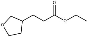 3-(tetrahydro-furan-3-yl)-propionic acid ethyl ester Struktur