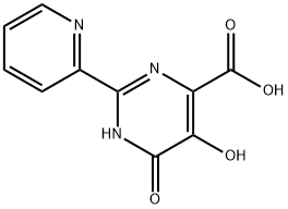 5,6-二羥基-2-吡啶-2-基-嘧啶-4-甲酸, 766557-40-8, 結(jié)構(gòu)式