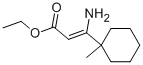 3-AMINO-3-(1-METHYLCYCLOHEXYL)-2-PROPENOIC ACID ETHYL ESTER Struktur