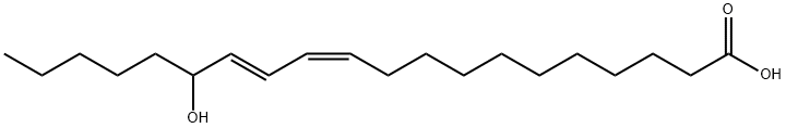 (+/-)-15-HYDROXY-11Z,13E-EICOSADIENOIC ACID, 77159-57-0, 結(jié)構(gòu)式