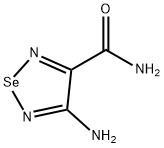 1,2,5-Selenadiazole-3-carboxamide, 4-amino- Struktur