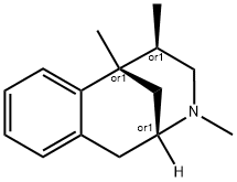 2,6-Methano-3-benzazocine,1,2,3,4,5,6-hexahydro-3,5,6-trimethyl-,(2alpha,5alpha,6alpha)-(9CI) Struktur