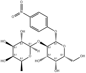 p-Nitrophenyl 2-O-(b-L-Fucopyranosyl)-b-D-galactopyranoside|4-硝基苯基 2-O-(6-脫氧-BETA-L-吡喃半乳糖基)-BETA-D-吡喃半乳糖苷