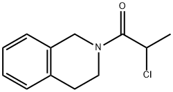 Isoquinoline, 2-(2-chloro-1-oxopropyl)-1,2,3,4-tetrahydro- (9CI) Struktur