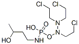 4-[[bis(2-chloroethyl)amino-(2-chloroethylamino)phosphoryl]amino]butan -2-ol Struktur