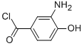 Benzoyl chloride, 3-amino-4-hydroxy- (9CI) Struktur