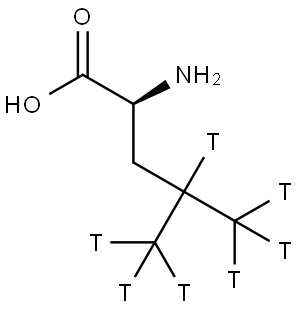 L-LEUCINE-[3,4,5-3H(N)] Struktur