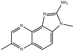 2-氨基-3,7-二甲基咪唑并[4,5-F]喹噁啉, 78411-56-0, 結構式