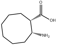 (1S,2R)-2-AMINO-CYCLOOCTANECARBOXYLIC ACID Struktur