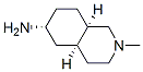6-Isoquinolinamine,decahydro-2-methyl-,(4aalpha,6alpha,8aalpha)-(9CI) Struktur