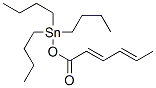 (E,E)-tributyl(hexa-2,4-dienoyloxy)stannane Struktur