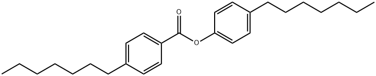 4-heptylphenyl 4-heptylbenzoate Struktur