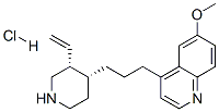 (3R-cis)-6-methoxy-4-[3-(3-vinyl-4-piperidyl)propyl]quinoline monohydrochloride Struktur