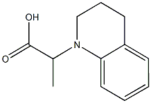2-(3,4-dihydro-2H-quinolin-1-yl)propionic acid Struktur