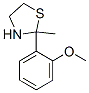Thiazolidine, 2-(o-methoxyphenyl)-2-methyl- (8CI) Struktur