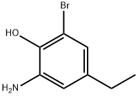 Phenol, 2-amino-6-bromo-4-ethyl- (9CI) Structure