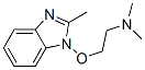 Benzimidazole, 1-[2-(dimethylamino)ethoxy]-2-methyl- (8CI) Struktur