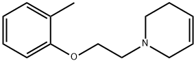 Pyridine, 1,2,3,6-tetrahydro-1-[2-(2-methylphenoxy)ethyl]- (9CI) Struktur