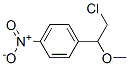 1-(2-chloro-1-methoxy-ethyl)-4-nitro-benzene Struktur