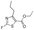 5-Thiazolecarboxylicacid,2-fluoro-4-propyl-,ethylester(9CI) Struktur