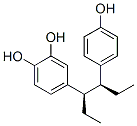 1,2-Benzenediol, 4-(1-ethyl-2-(4-hydroxyphenyl)butyl)-, (R*,S*)- Struktur