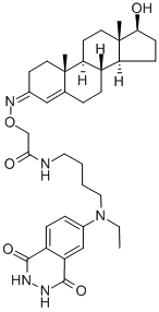 TESTOSTERONE-3-(O-CARBOXYMETHYL)OXIME:*N -(4-AMINOBU Struktur