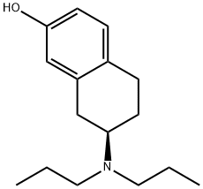 R(+)-7-HYDROXY-2-DIPROPYLAMINO TETRALIN& Struktur