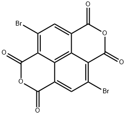 4,9-DibroMoisochroMeno[6,5,4-def]isochroMene-1,3,6,8-tetraone Struktur