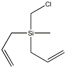 Silane, (chloromethyl)methyldi-2-propen-1-yl- Struktur