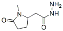 1-methyl-5-oxopyrrolidine-2-acetohydrazide Struktur
