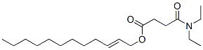 4-(diethylamino) (2-dodecenyl)-4-oxo-Butanoic acid Struktur