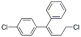 1-chloro-4-(4-chloro-1-phenyl-1-butenyl)benzene Struktur