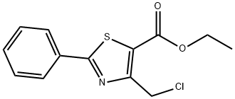 ethyl 4-(chloroMethyl)-2-phenylthiazole-5-carboxylate Struktur