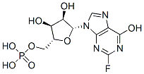 2-fluoroinosine monophosphate Struktur