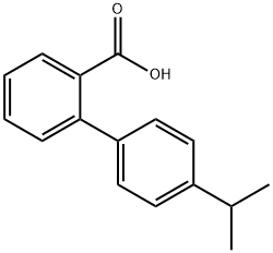 4'-ISOPROPYLBIPHENYL-2-CARBOXYLIC ACID Struktur