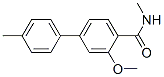 Benzamide, N-methyl-4-(4-methylphenyl)methoxy- Struktur