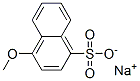 sodium 4-methoxynaphthalenesulphonate Struktur