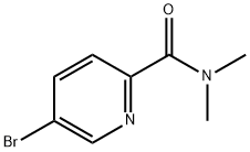 5-BROMO-PYRIDINE-2-CARBOXYLIC ACID DIMETHYLAMIDE Struktur
