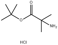 2-氨基-2-甲基丙酸叔丁酯鹽酸鹽, 84758-81-6, 結(jié)構(gòu)式