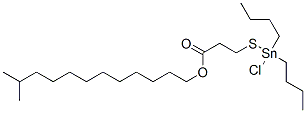 isotridecyl 3-[(dibutylchlorostannyl)thio]propionate Struktur