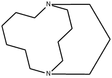 1,8-diazabicyclo[6.4.3]pentadecane Struktur