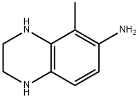6-Quinoxalinamine,  1,2,3,4-tetrahydro-5-methyl- Struktur