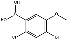 (4-BROMO-2-CHLORO-5-METHOXY)BENZENEBORONIC ACID|4-溴-2-氯-5-甲氧基苯基硼酸