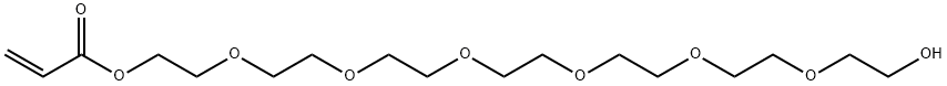 20-hydroxy-3,6,9,12,15,18-hexaoxaicosyl acrylate Struktur