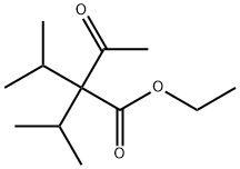 ethyl 2,2-bis(isopropyl)acetoacetate Struktur