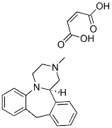 (R)-1,2,3,4,10,14b-hexahydro-2-methyldibenzo[c,f]pyrazino[1,2-a]azepine maleate Struktur