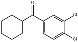 CYCLOHEXYL 3,4-DICHLOROPHENYL KETONE Structure