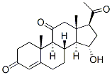 15 alpha-hydroxy-11-oxoprogesterone Struktur