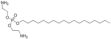 bis(2-aminoethyl) octadecyl phosphate Struktur