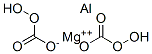 Carbonic acid, aluminum magnesium salt, basic Struktur